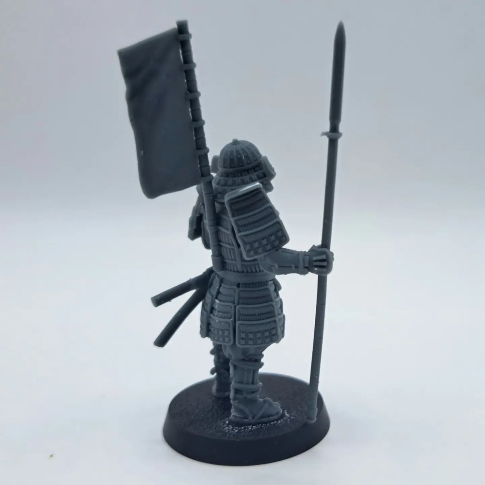 Male Samurai 3D printed, DnD, Pathfinder, Tabletop, Wargaming, RPG, Hametsu