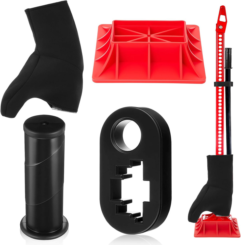 4 Pcs Jack Handle Grip Rubber Jack Handle Keeper Handle Bar Protector Neoprene J