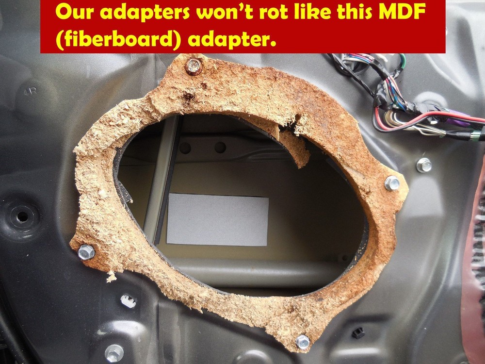 12" Subwoofer Speaker Spacers Depth Extender Extending Rings - 1/2" SSK12K