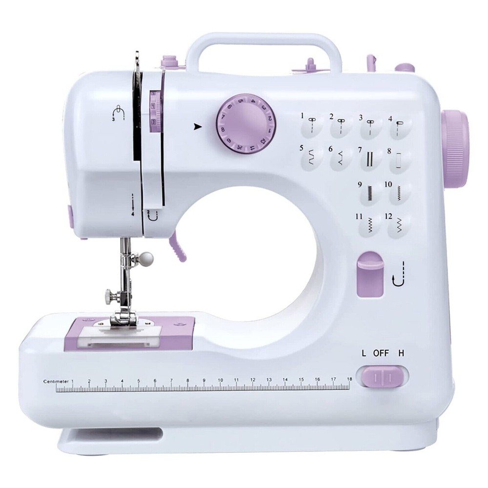 MINI Electric Portable Sewing Machine Crafting Handwork Mending Machine 12 Modes