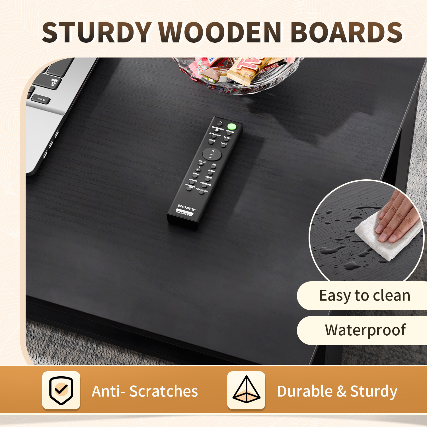 Coffee Table Lift Top Coffee Tables with Hidden Compartment and Storage Shelf