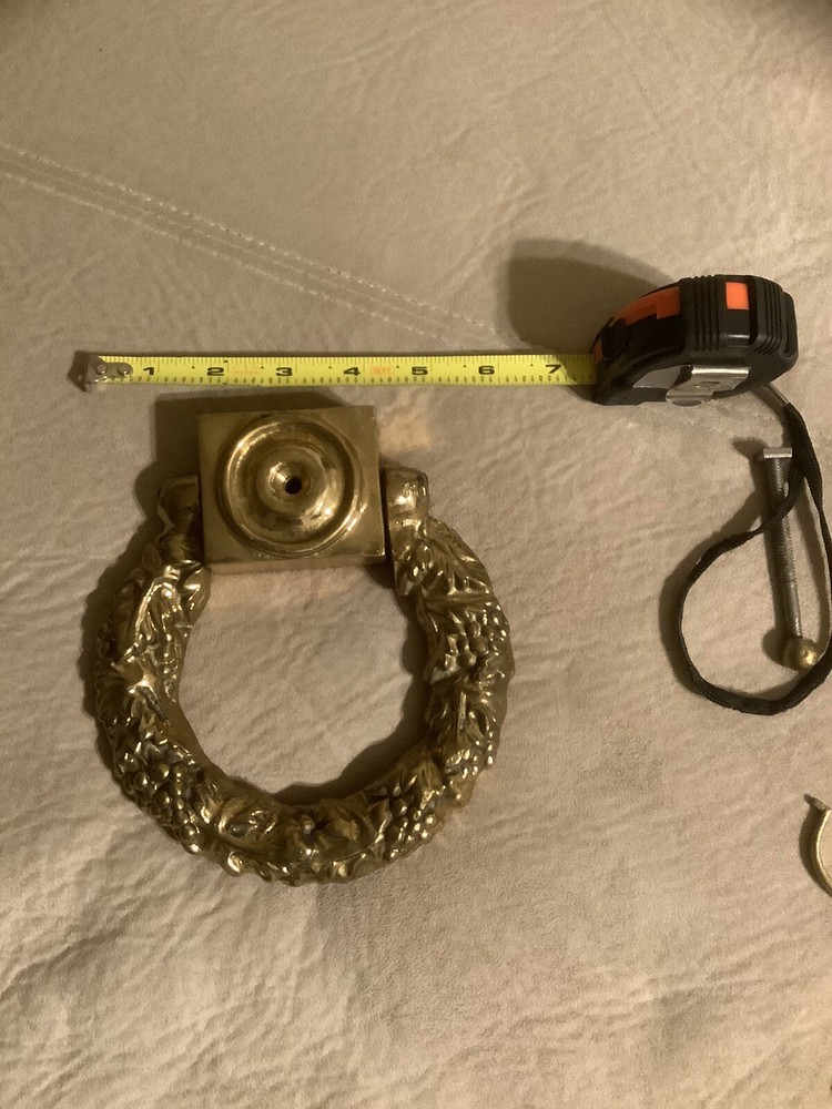 LARGE SOLID BRASS DOOR KNOCKER From Mexico