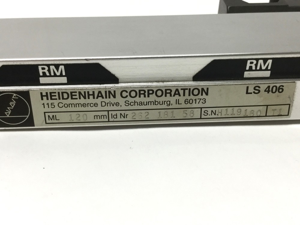 Heidenhain LS 406 Incremental Linear Scale Encoder, 120mm Measuring Length, 20µm