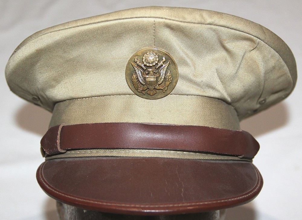 ORIGINAL WWII EM ARMY VISOR CAP