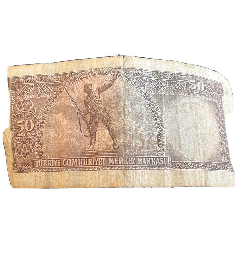 1970 50 Turkish Lirasi