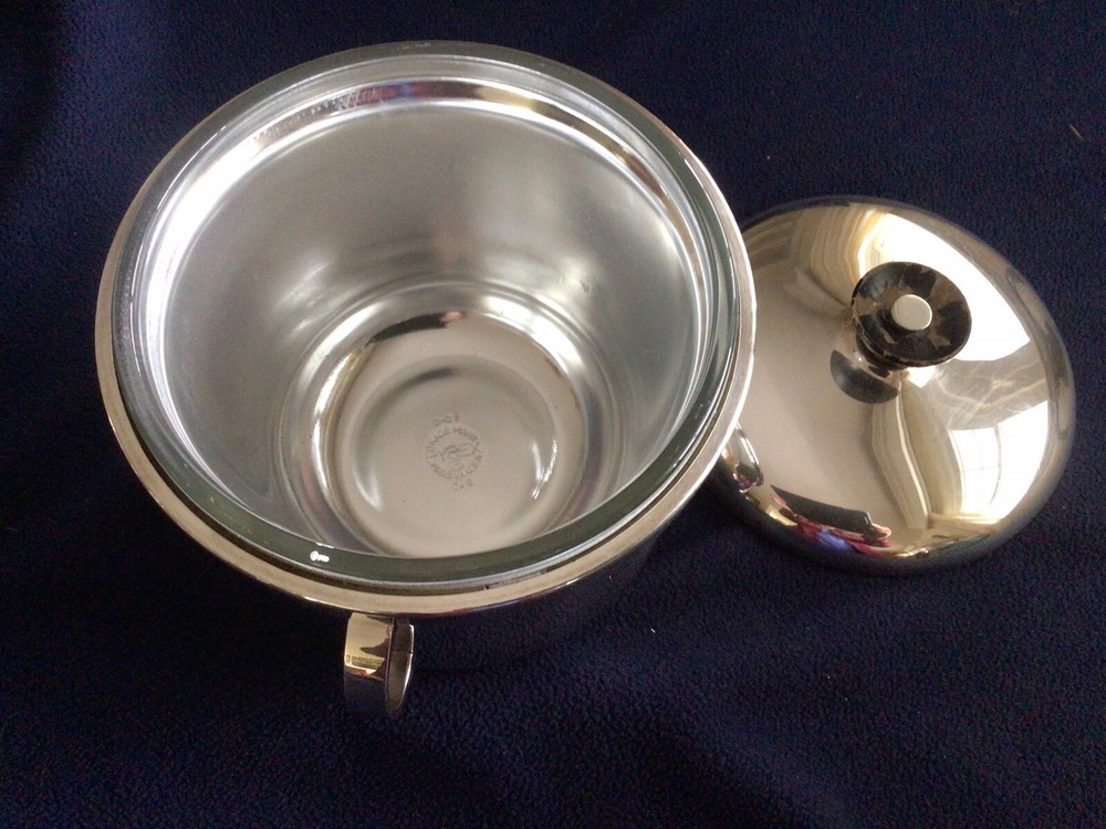 Vintage Sheffield Silver Plate Wine Ice Bucket With Liner Heavy 4 Lbs 3.5 Oz