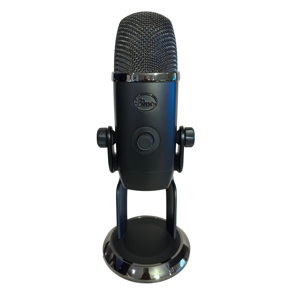Blue Yeti USB Microphone Blackout Edition w/ Stand Studio Streaming Mic