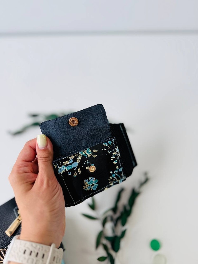 Leather mini notebook cover A7 binder,Planner A7 binder personal size.