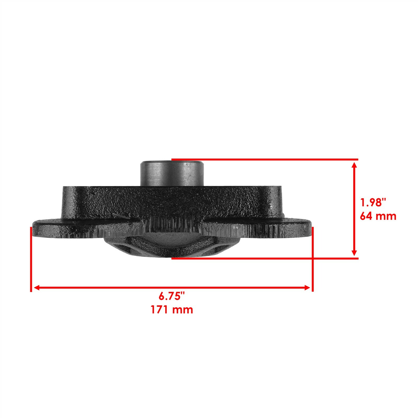 Rear Left&Right Brake Caliper & Disc w/Wheel Hub For Polaris RZR XP 1000 2014-17