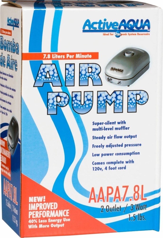Hydrofarm AAPA15L Active Aqua Air Pump