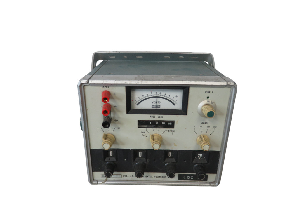 Fluke 893A AC-DC Differential Voltmeter - Free Shipping