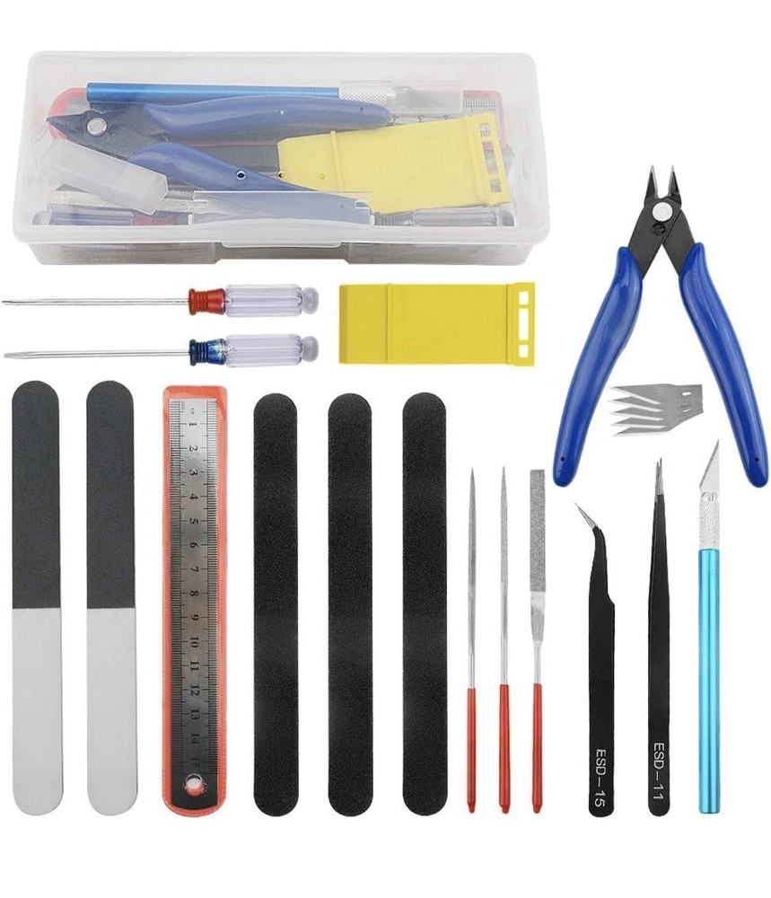 17 PCS Model Tools Kit for  Gundam Car Model Building