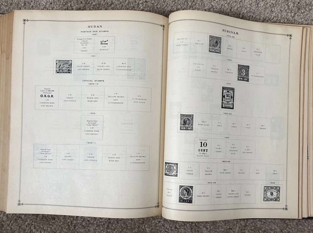 International Junior Postage Stamp Album 1930 Including Stamps