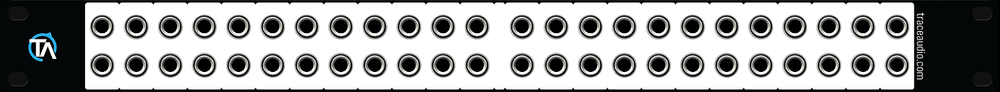 5-Pack Blank Patch Bay Labels Compatible with Behringer Ultrapatch Pro PX3000