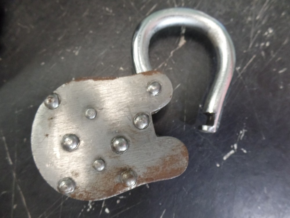 U S Mint Padlock Lock with Key No 100 8 Levers