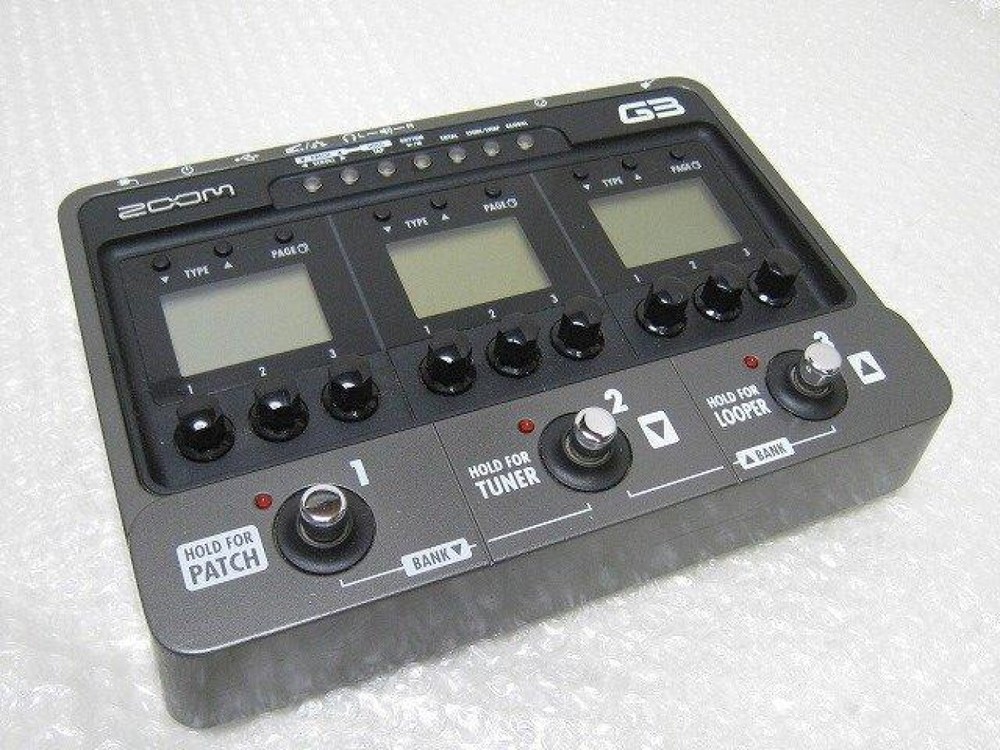 Zoom G3 Multi Effects Processor Guitar Pedal USED