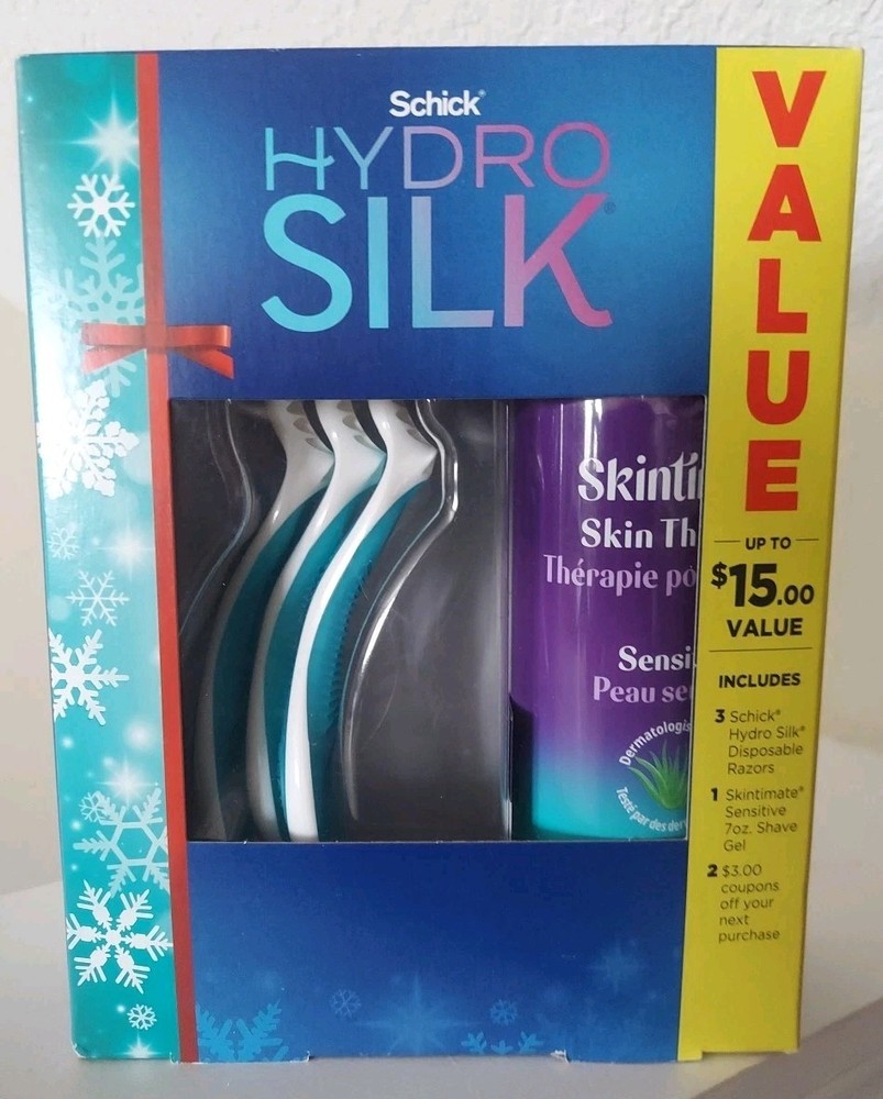 Schick Women's Hydro Silk Razor Gift Set.. New!