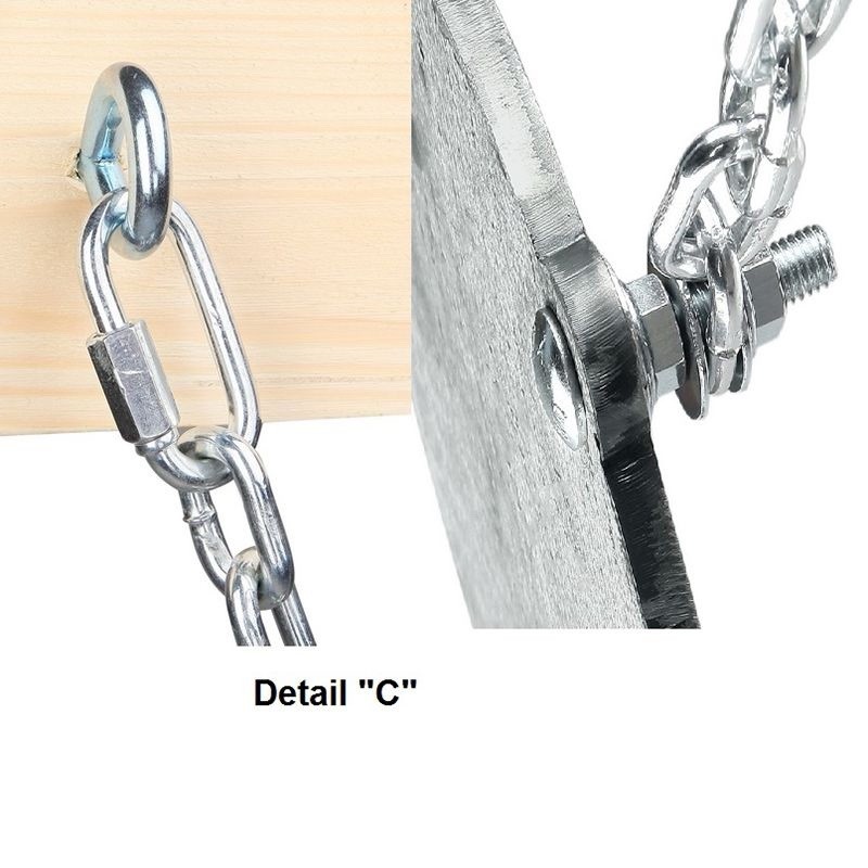 StrikeFrame™ Modular Hanging Target System – Complete Steel Target Mount