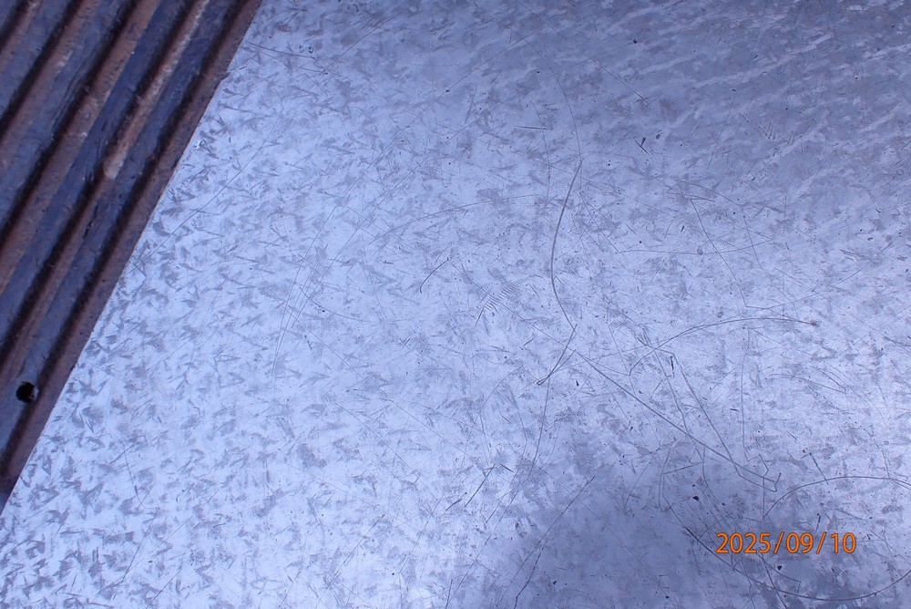 OLDER HEAVY IRON MACHINIST SURFACE PLATE SCRAPED WORK SURFACE