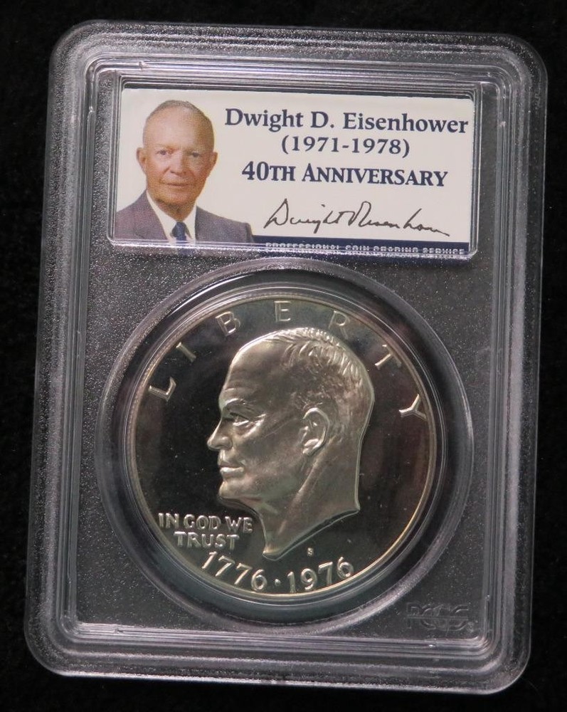1976-S Eisenhower Dollar PCGS Graded PR69DCAM *CLAD* Type 1