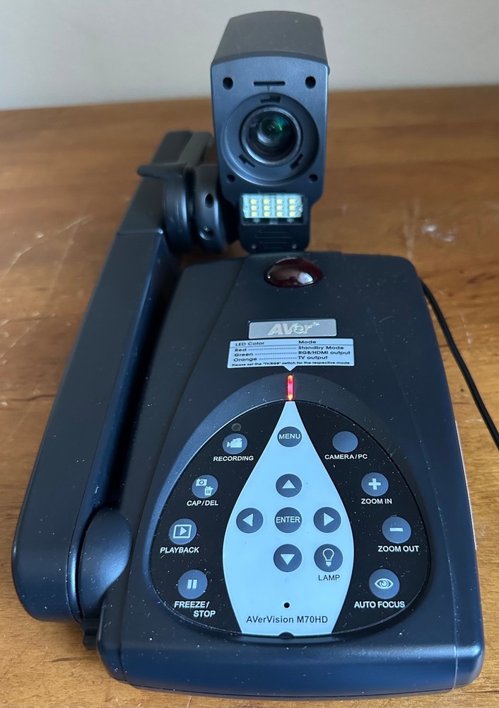 AVer AVerVision M70HD P0H3B Portable Mechanical Arm Document Camera