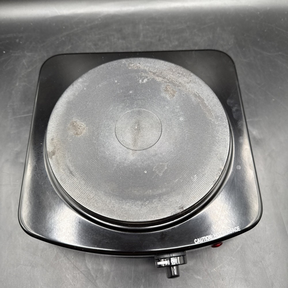 Oster Solid Single Burner CKSTSB100-B Adjustable Temperature Solid Disk Black
