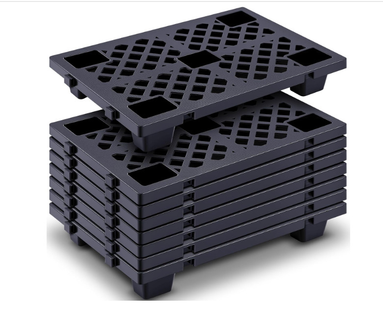 8Pcs Plastic Pallets Lightweight Moisture-Proof Floor Pallet Interlocking