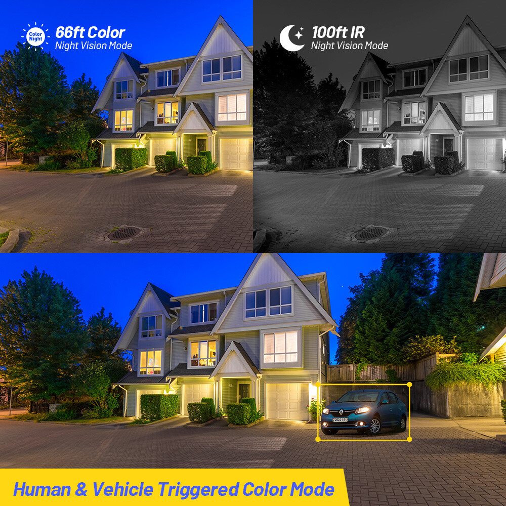 ANNKE 4K POE Audio Security Camera System 16CH NVR Color Night Human Detection