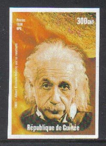 GUINEA 1998 SCIENCE ALBERT EINSTEIN Relativity Theory IMPERF