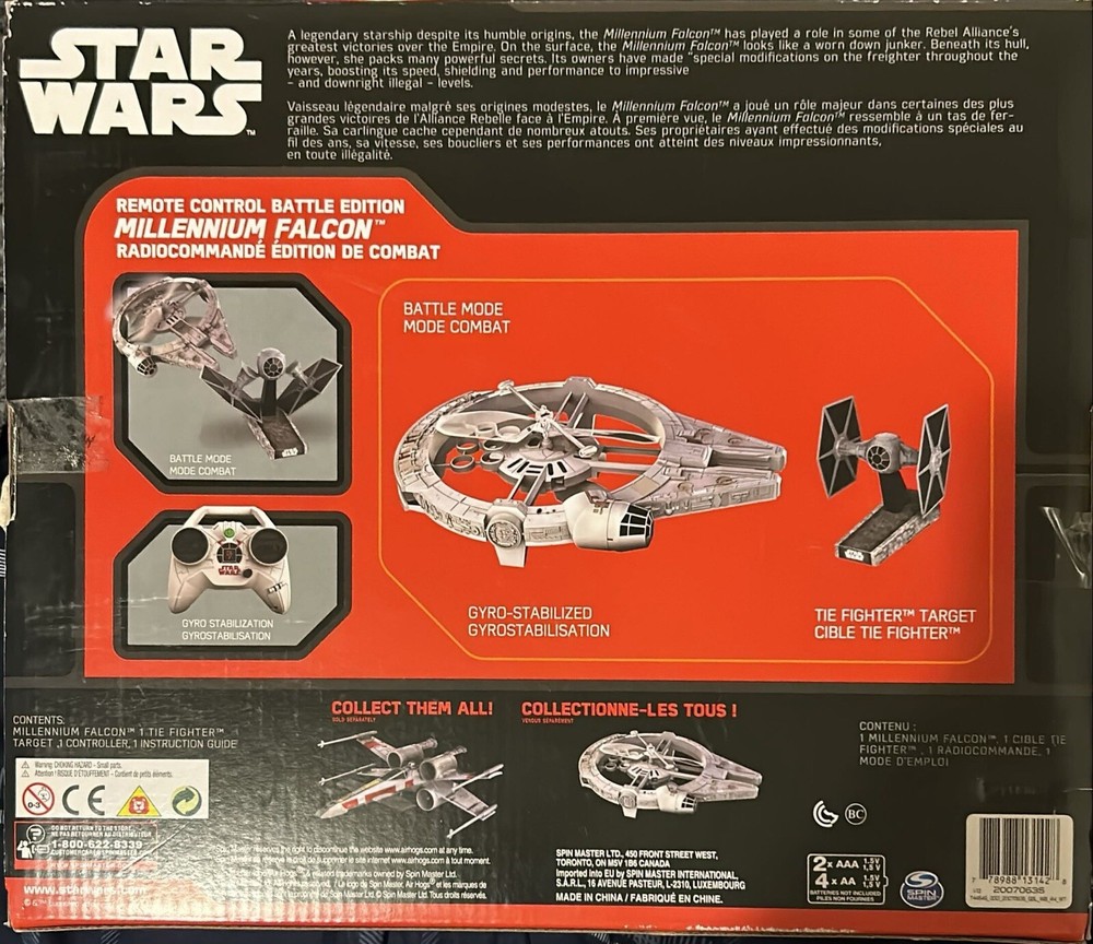 Air Hogs Millennium Falcon Remote Control Battle Edition