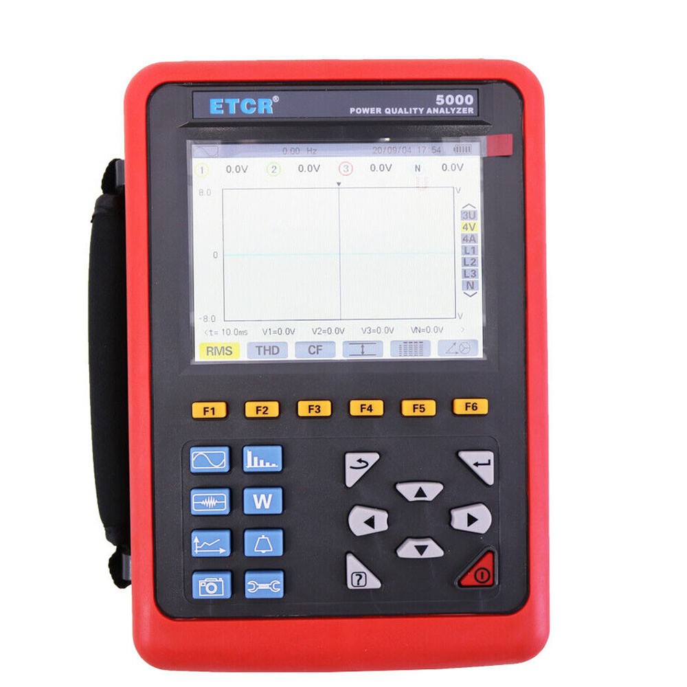 040B+ETCR5000 Multi-functional Power Quality Analyzer 3 Phase Power Analyzer