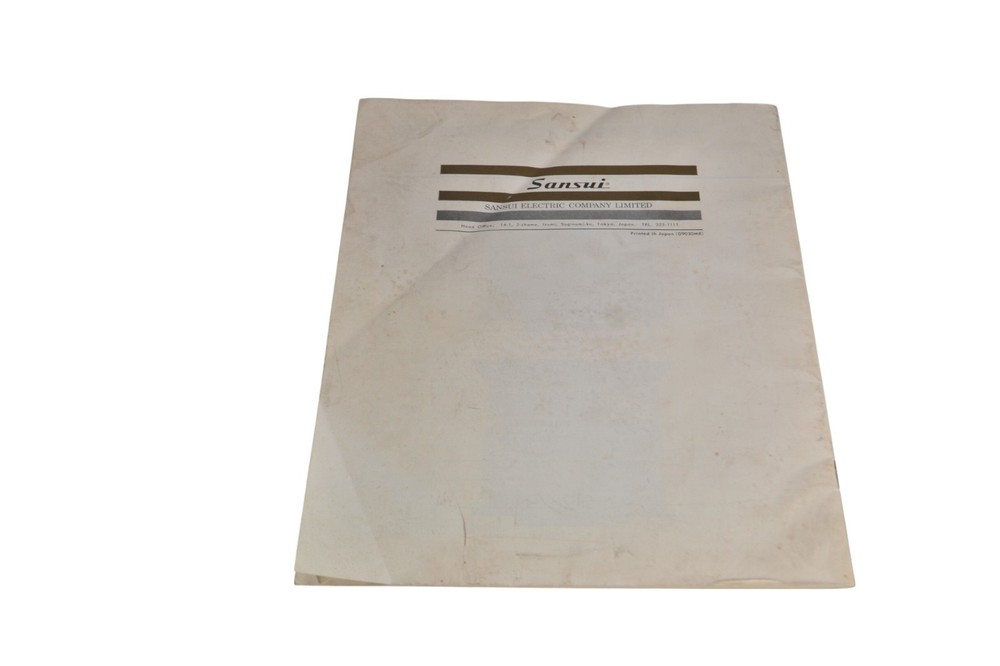 Sansui TU-555 Instruction Manual