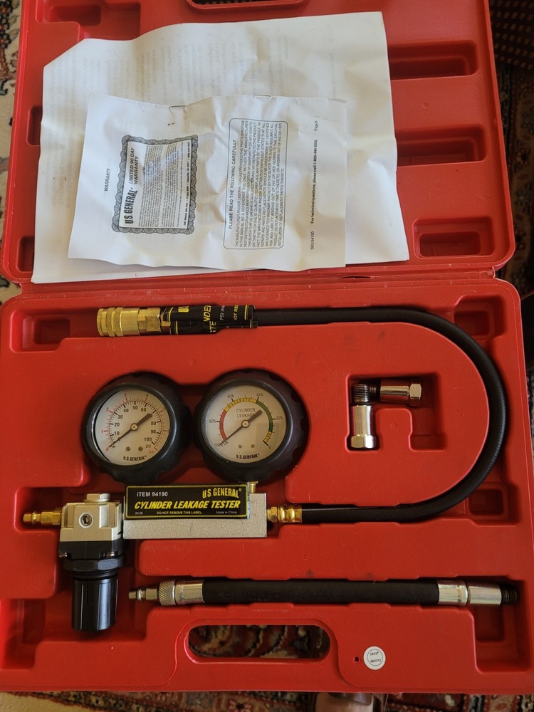 engine cylinder compression gauge tester kit