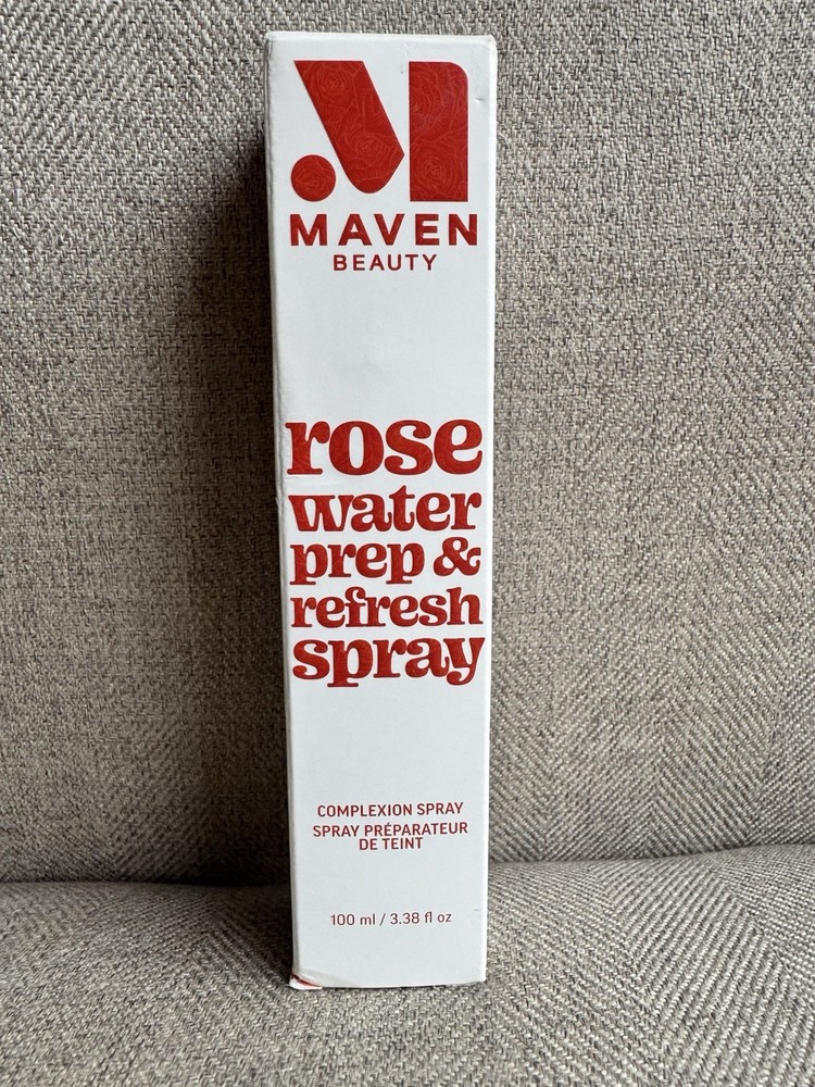 New Maven Rose Water Prep & Refresh Spray