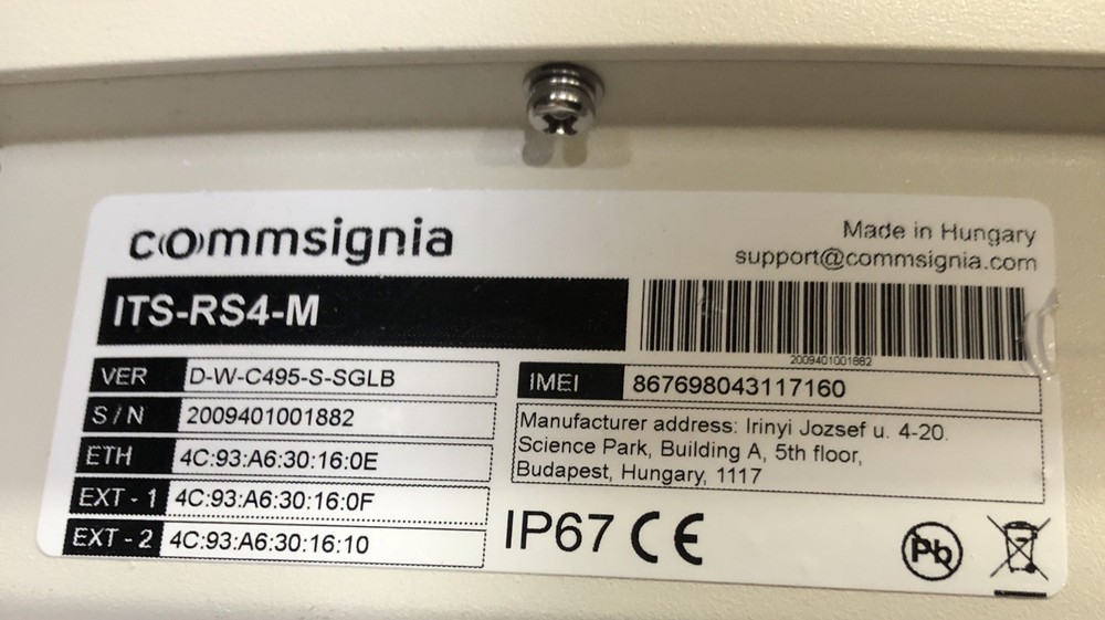 COMMSIGNIA ITS-RS4-M Roadside Unit Antenna NEW Open Box