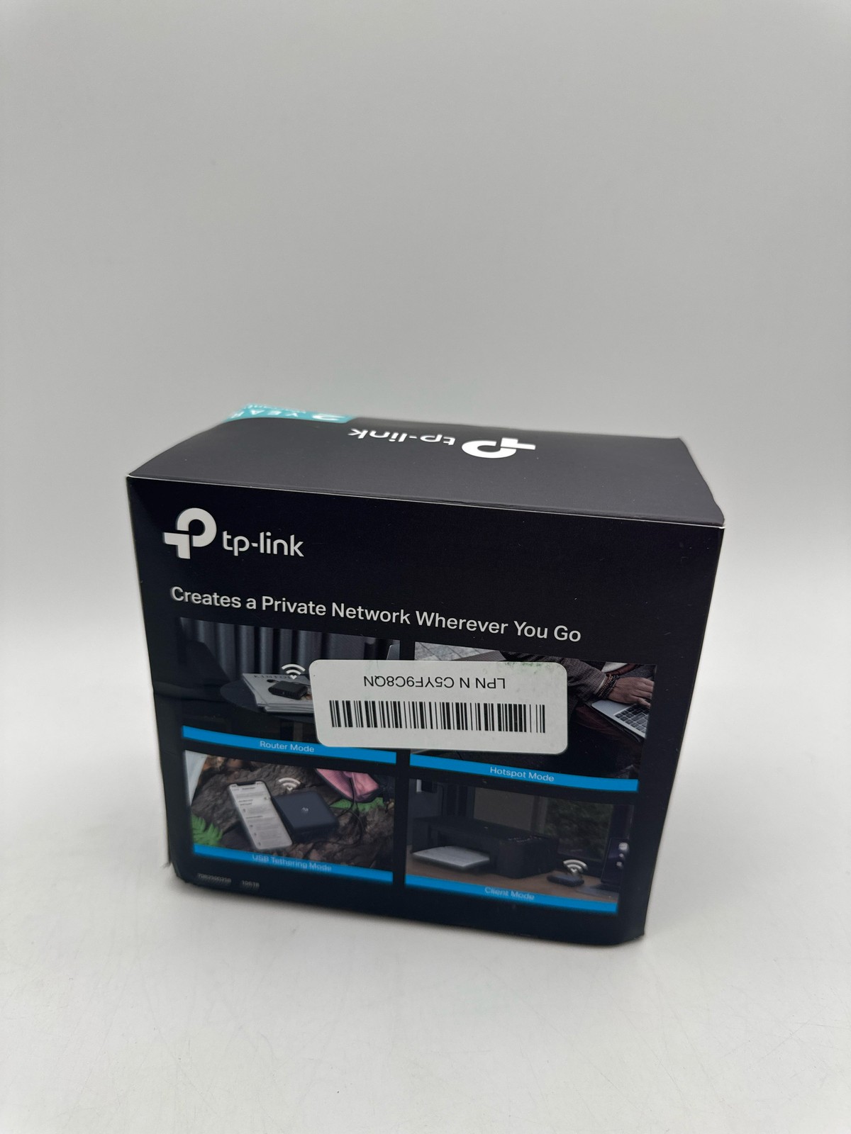 TP-Link TL-WR1502X Travel Router Wi-Fi 6 AX1500 Gigabit USB-C Powered Black