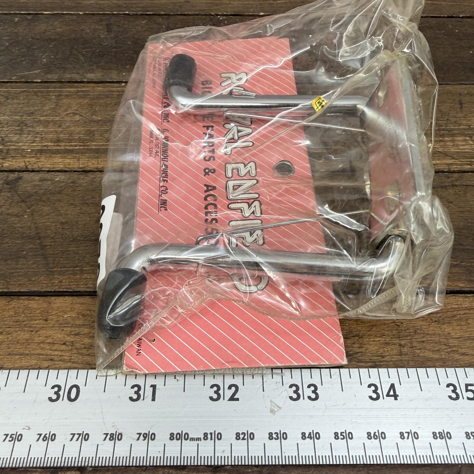 Vintage BMX Kick Scooter Kickstand NOS Double Leg Bicycle Center Mount 80s