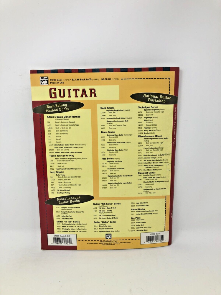 Jerry Snyder's Guitar School Method Book 1: A Comprehensive Method