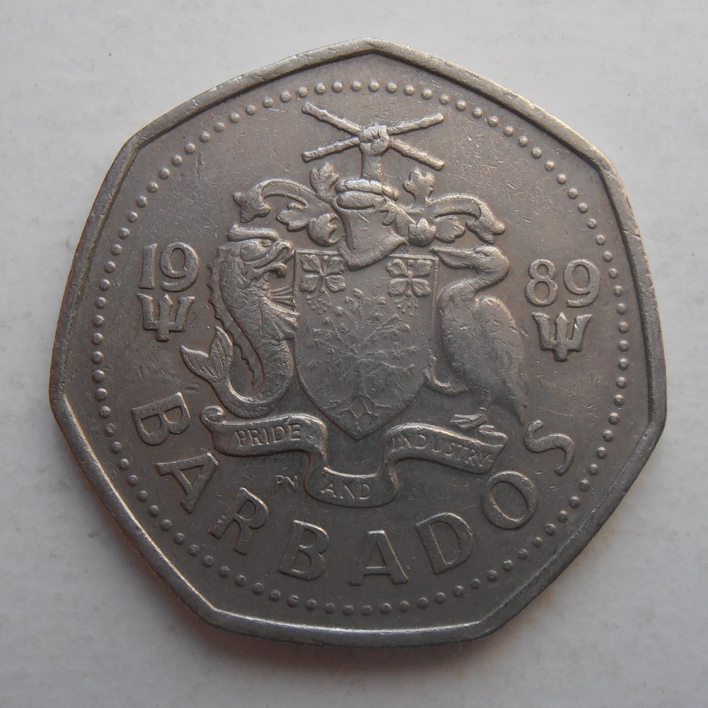 BARBADOS DOLLAR 1989