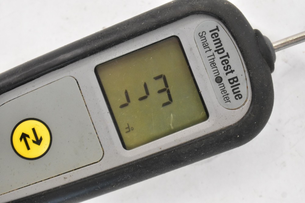 ThermoWorks TempTest Blue Type K Thermocouple Thermometer Bluetooth Enabled