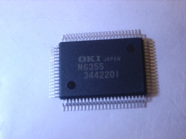 MSM6355GS-K - OKI - Dot Matrix LCD Controller, 256 X 64 CMOS, PQFP80 ( 1 pc