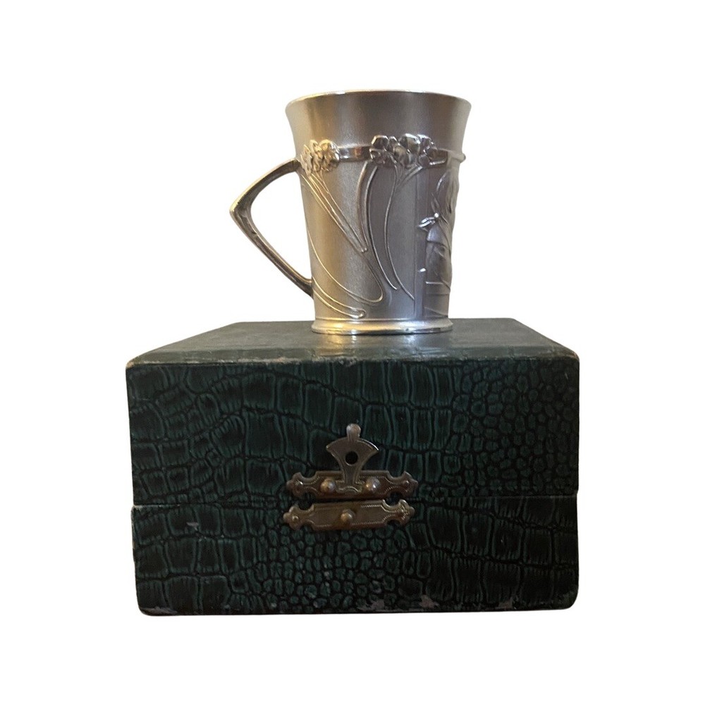 WMF Art Nouveau  Cup, Box & Book 1900-1930 Incredible Piece w/ Original Box