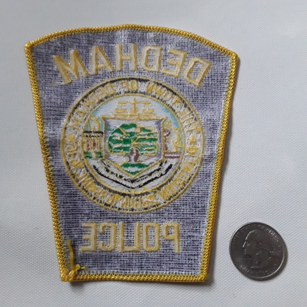 Dedham Massachusetts Police Patch, MA