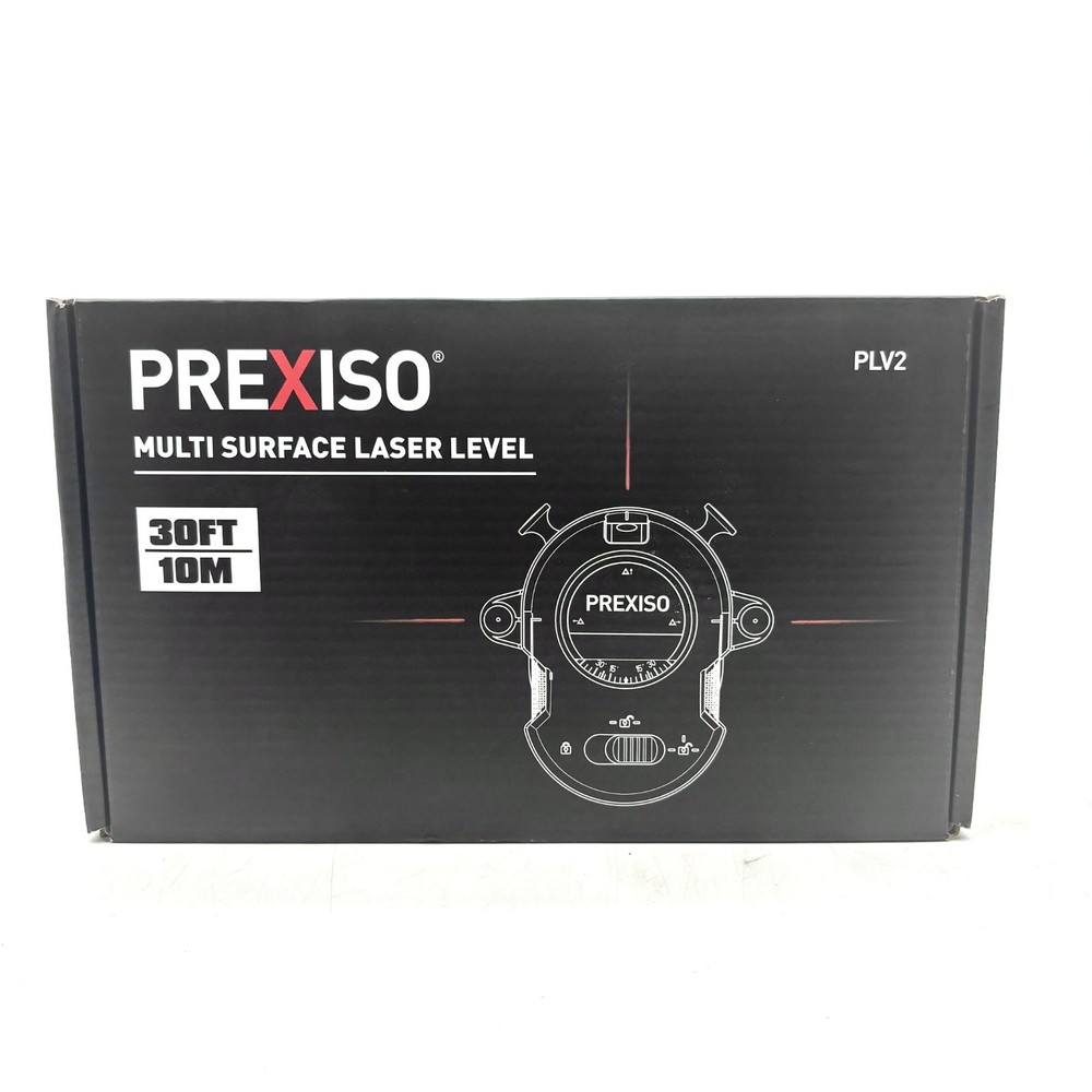 PREXISO Multi-Surface Laser Level 30ft/10M Model PLV2