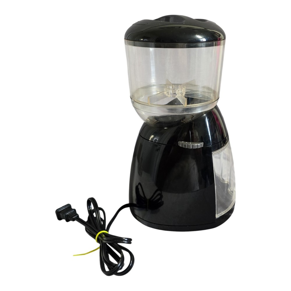 Capresso Burr Coffee Grinder Model 555 Black TESTED & WORKING!