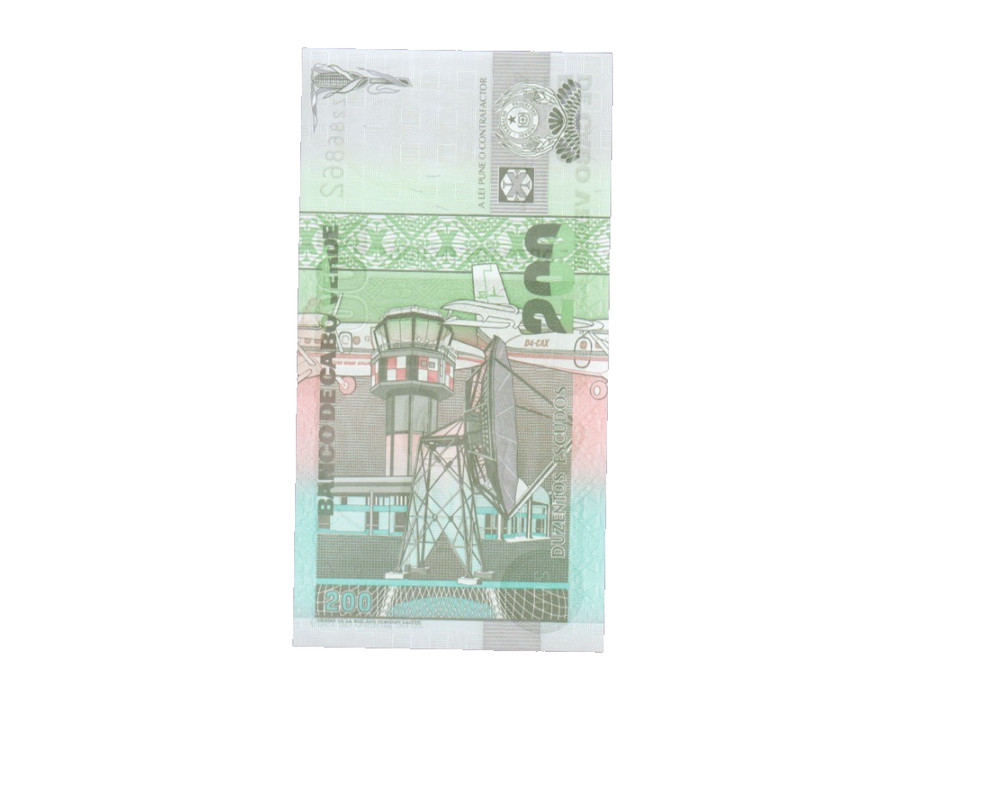 CAPE VERDE 1989 200 ESCUDOS BANKNOTE P58 UNCIRCULATED