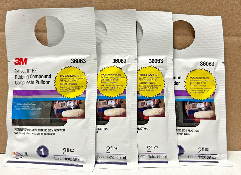 4-Pack 3M Perfect-It EX Rubbing Compound 36063 2 oz