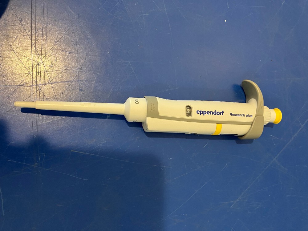 15287 Eppendorf Research Plus Adjustable Volume Single Channel Pipette 100ul max