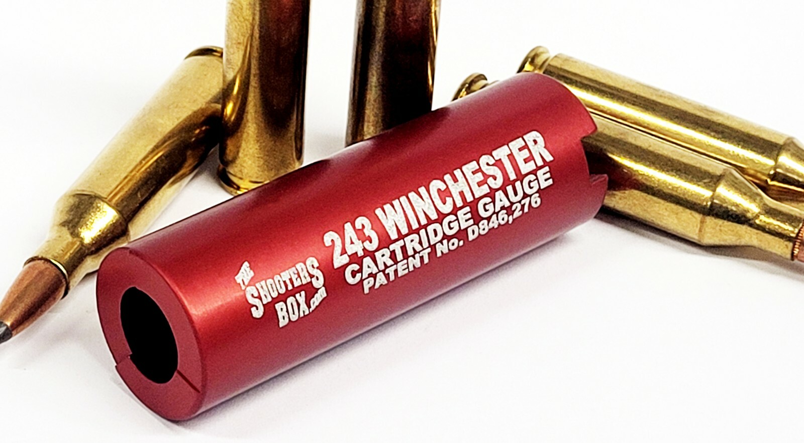 243 Winchester Case & Ammunition Gauge - For Checking Your Ammo - Free Shipping!