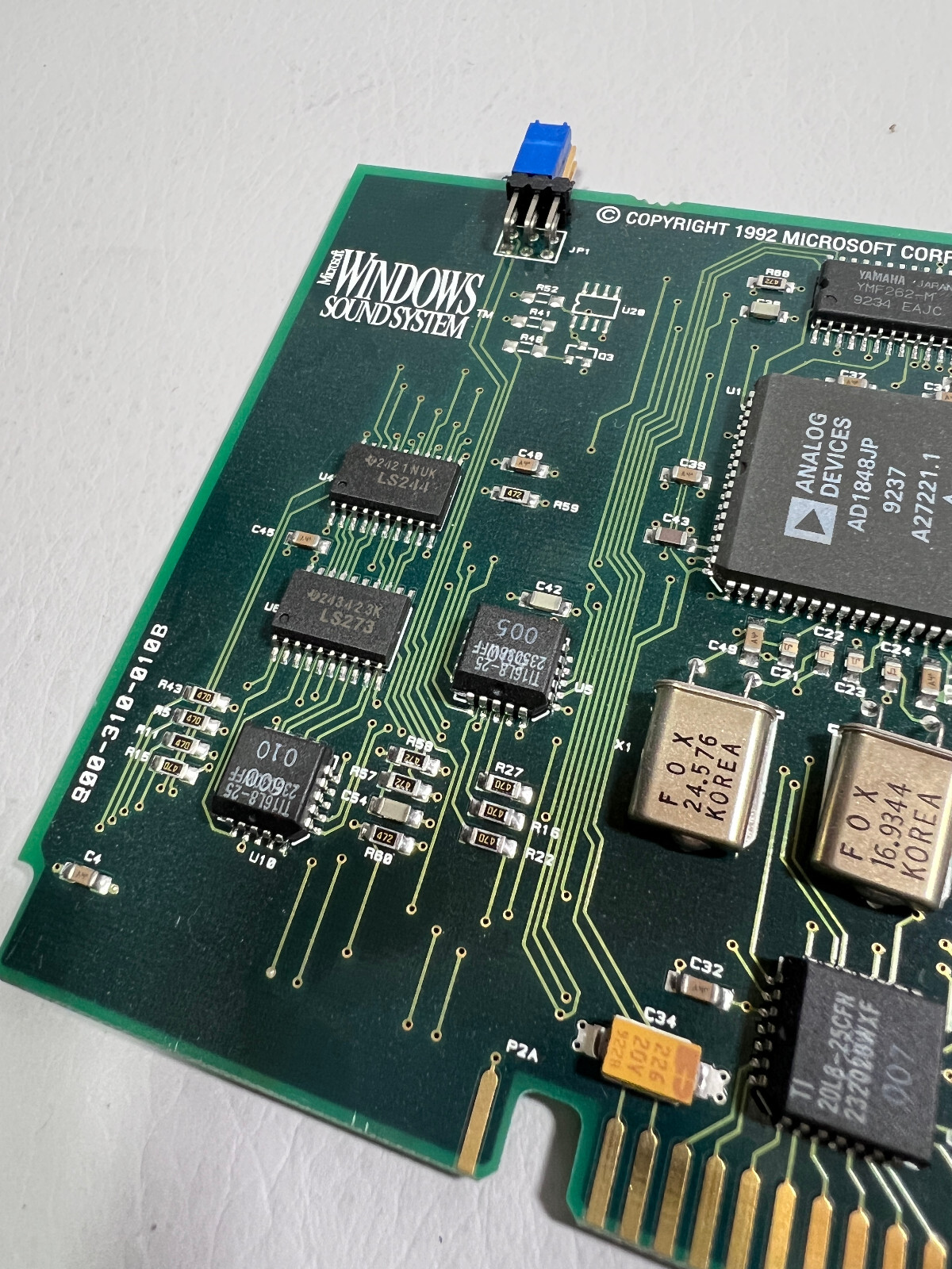 Vintage Microsoft Windows Sound System ISA Sound Card